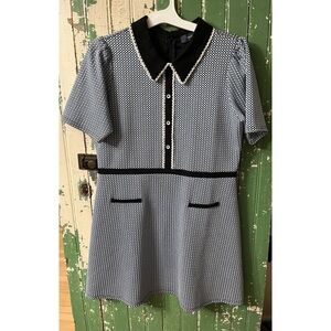 ModCloth Retro Style Checkered Dress